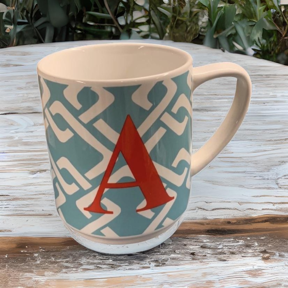 Large Monogram Mug Letter “A”
